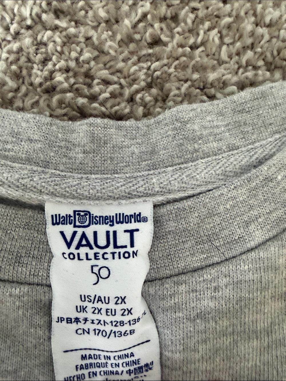 Disney Gray Mickey & Friends Patch Sweatshirt - Picture 2 of 3